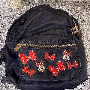 Stoney Clover Lane Black Mini Mouse Nylon Backpack